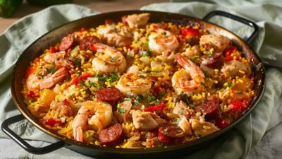 Paella de marisco - Burro Prealpi